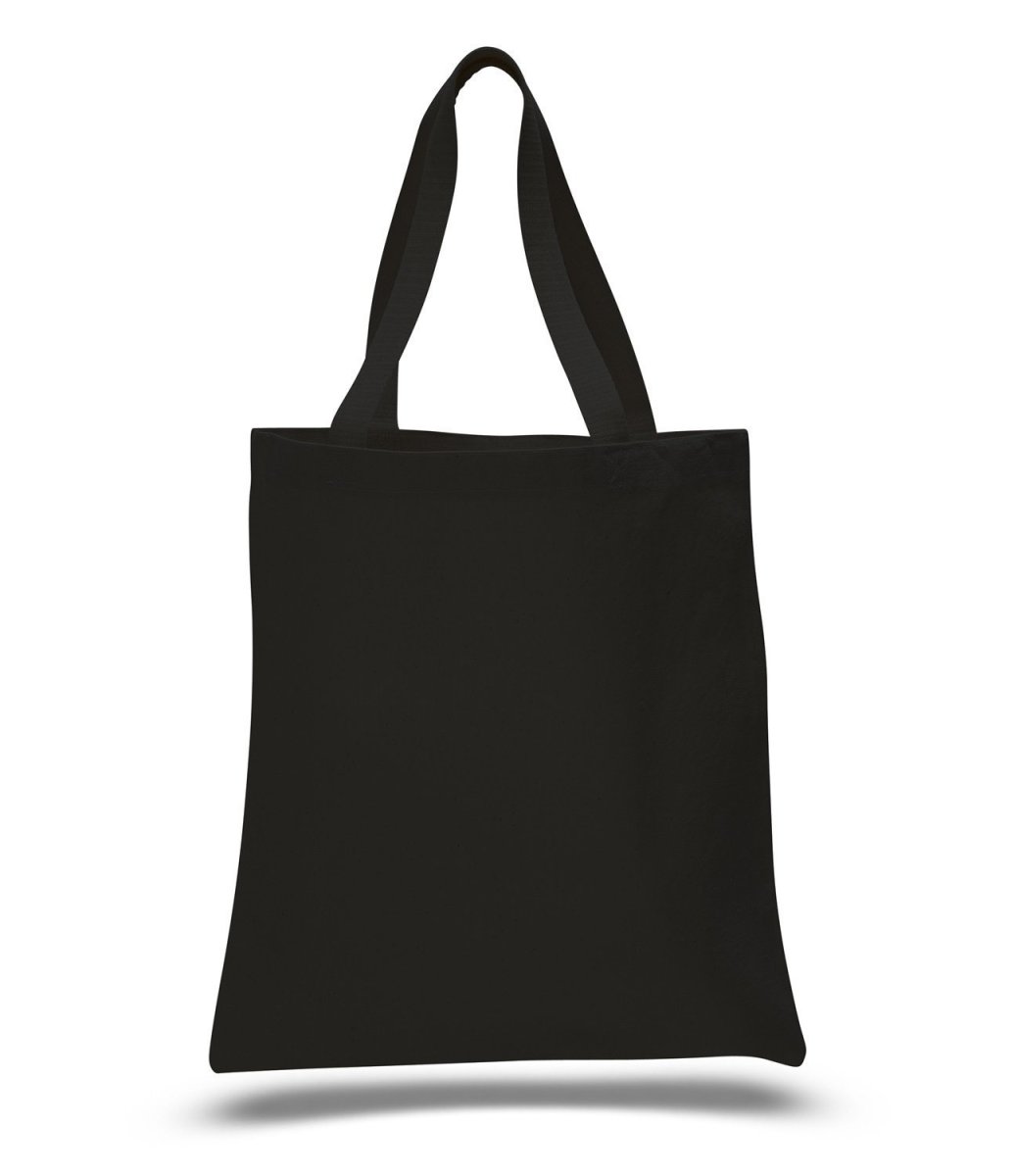 Heavy duty cotton canvas tote bag with handles