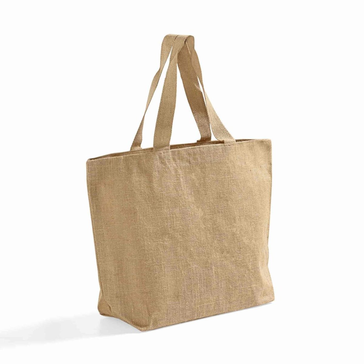 Natural jute shopping bag eco-friendly