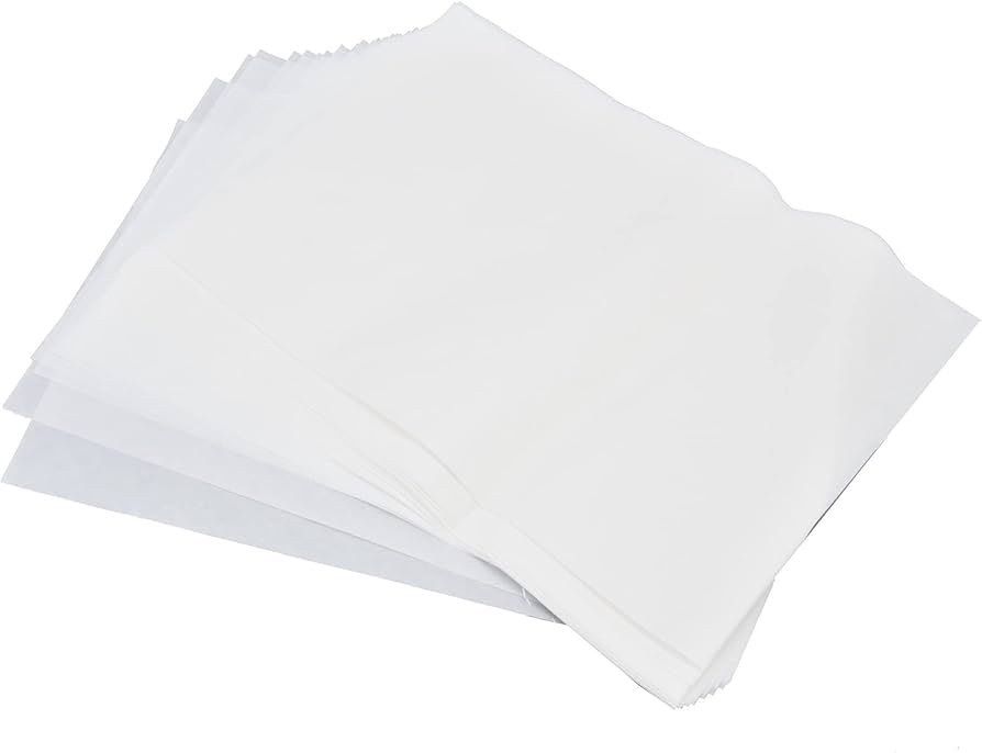 Pre-cut silicone baking paper sheets